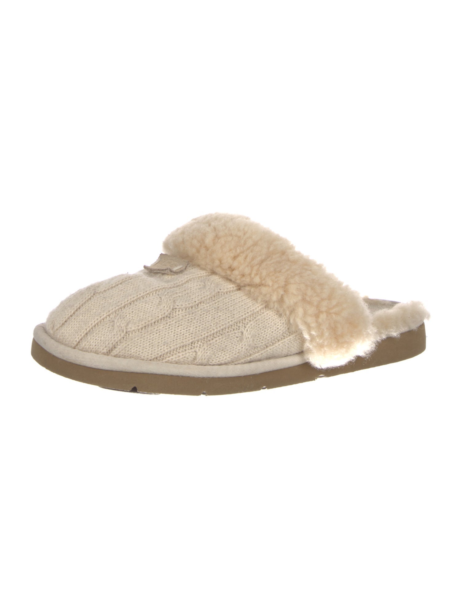 UGG Wool Colorblock Pattern Slippers