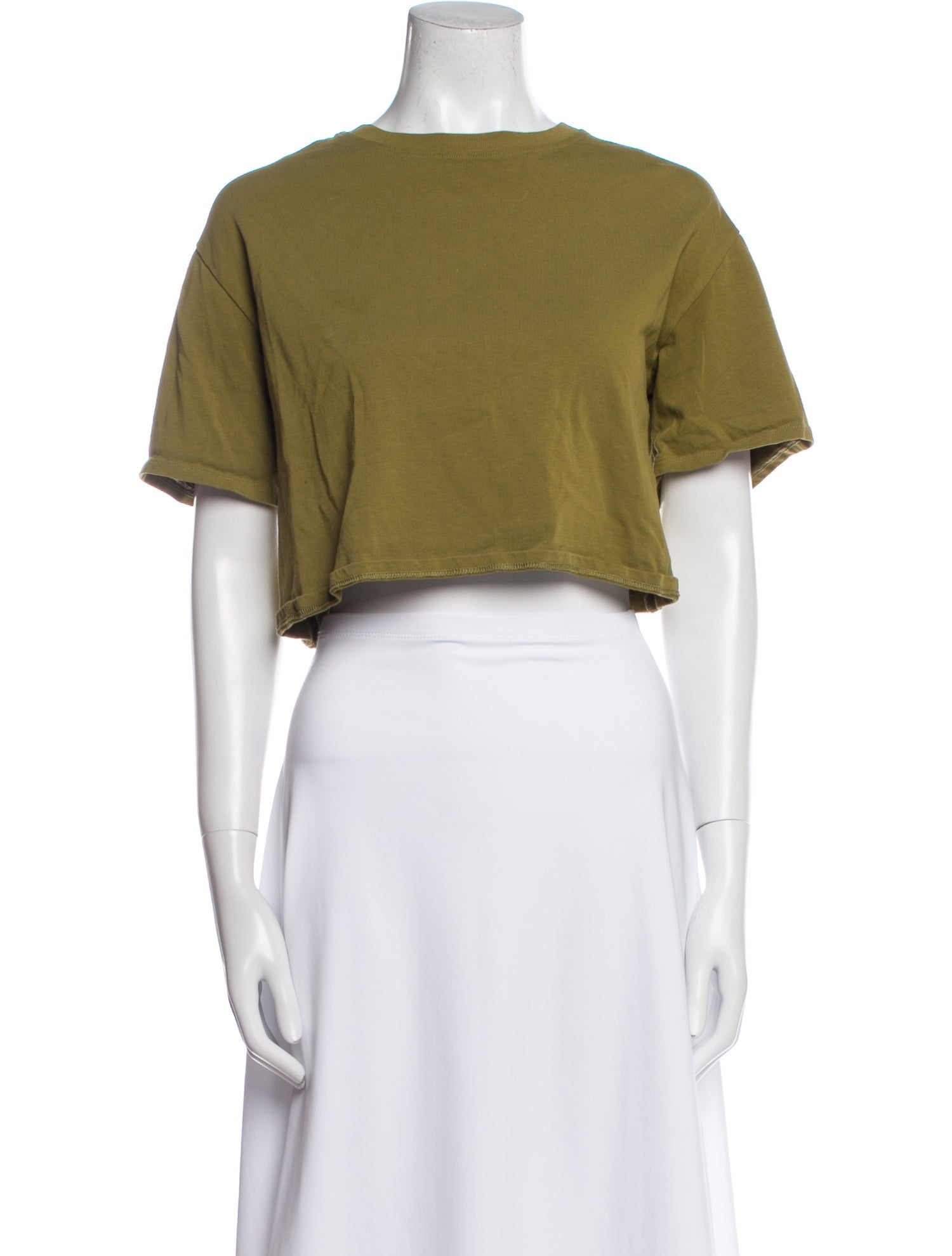 UGG Bateau Neckline Short Sleeve Crop Top