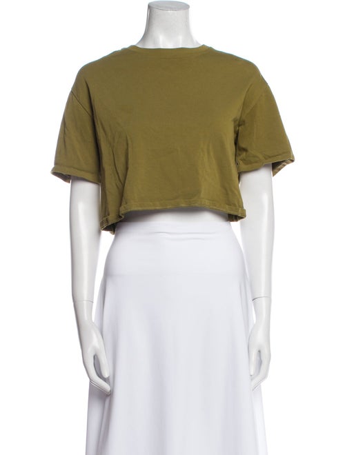 UGG Bateau Neckline Short Sleeve Crop Top