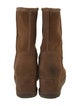 UGG Suede Fur Trim Boots