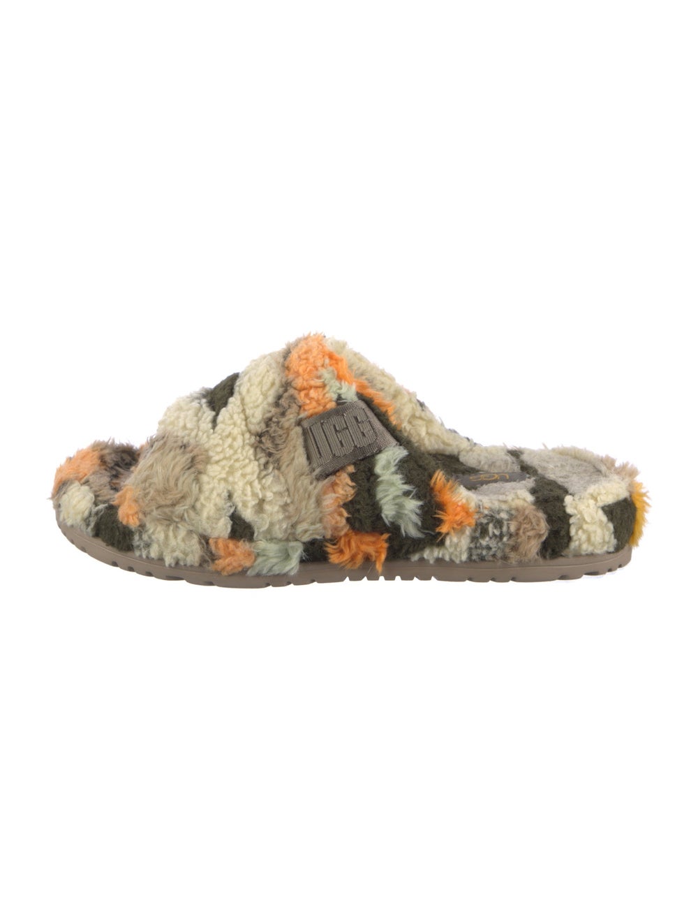 UGG Shearling Slides Green Patterned - image 1