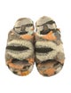 UGG Shearling Patterned Slides
