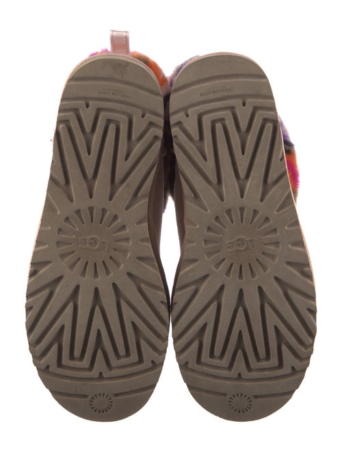 UGG Suede Printed Lace-Up Boots