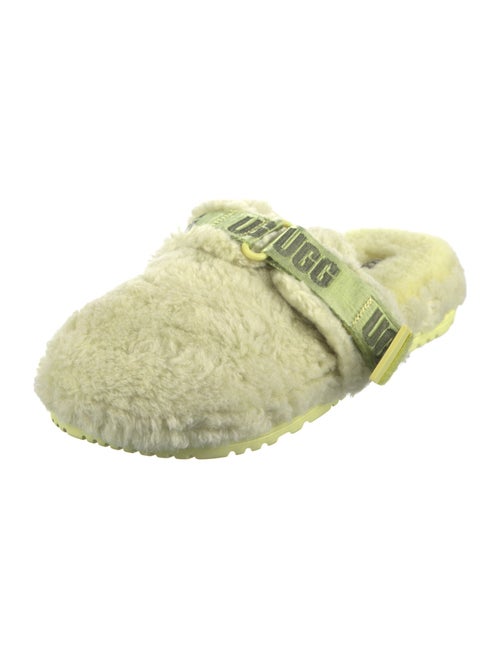 UGG Faux Fur Graphic Print Slippers
