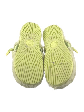 UGG Faux Fur Graphic Print Slippers