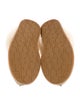 UGG Suede Fur Trim Mules