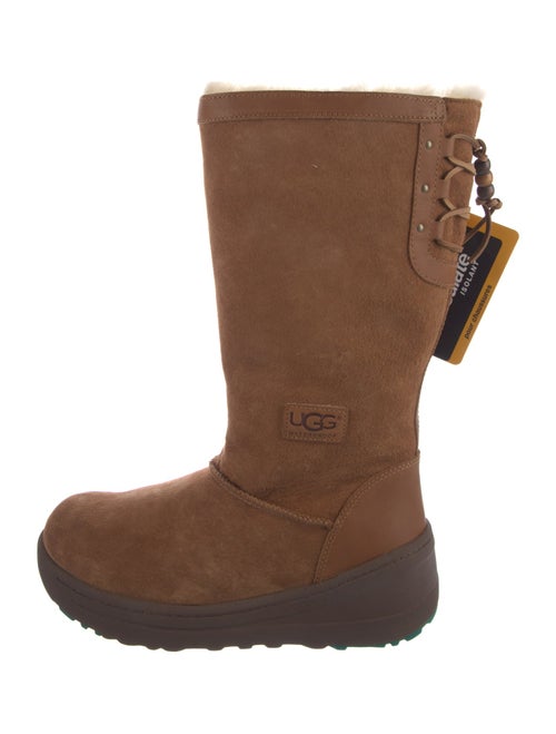 UGG Suede Lace-Up Boots