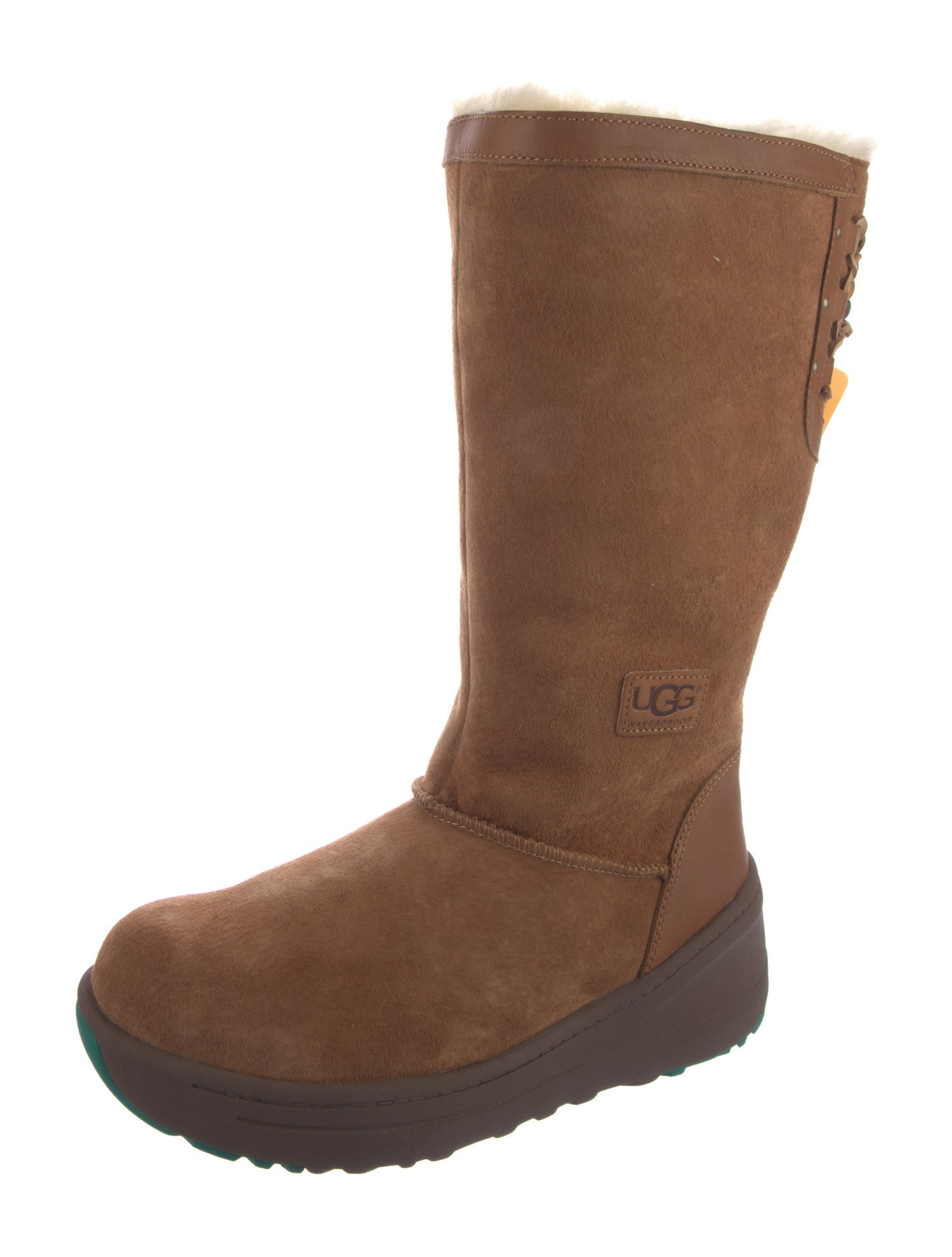 UGG Suede Lace-Up Boots