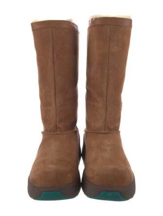 UGG Suede Lace-Up Boots