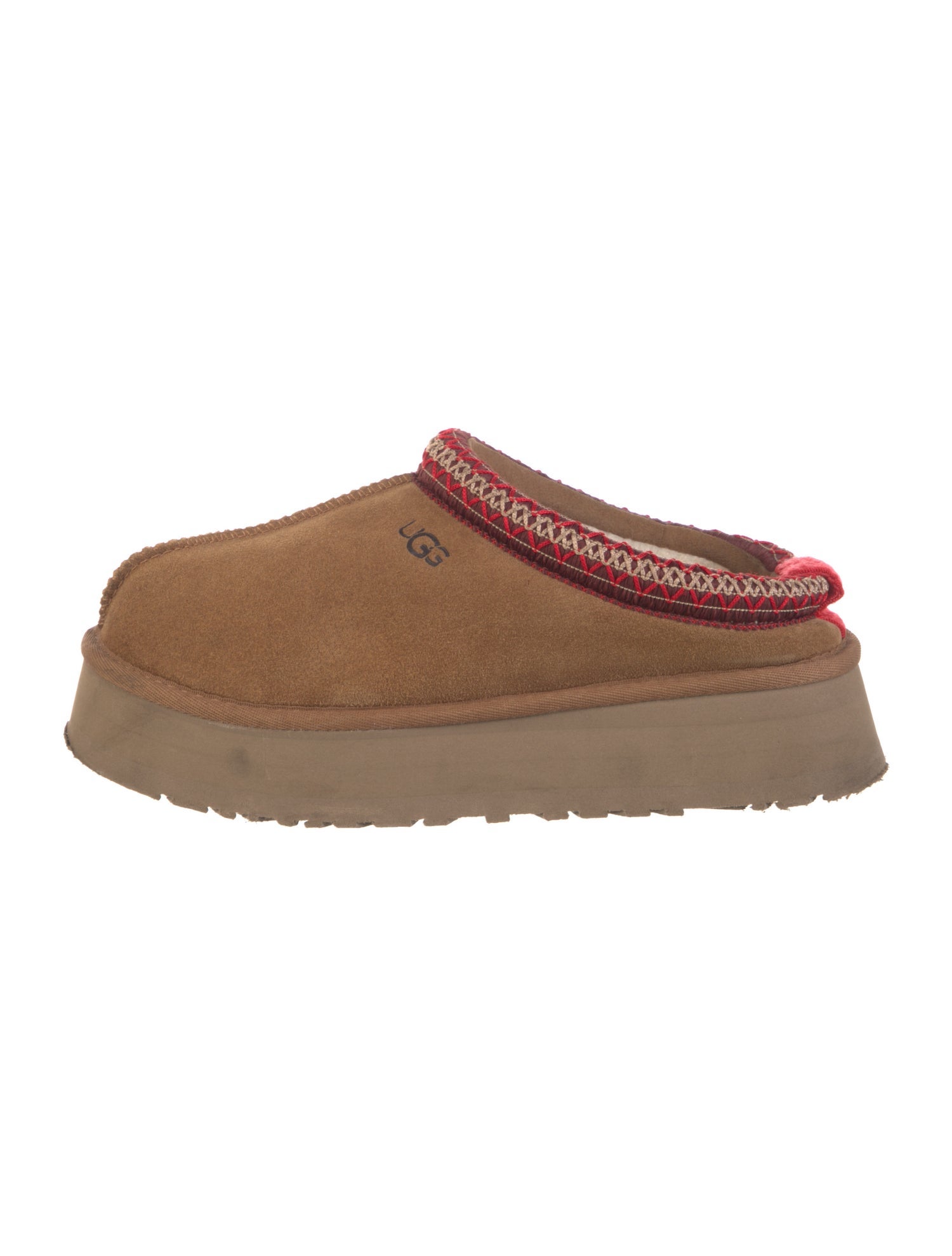 UGG Suede Whipstitch Trim Mules