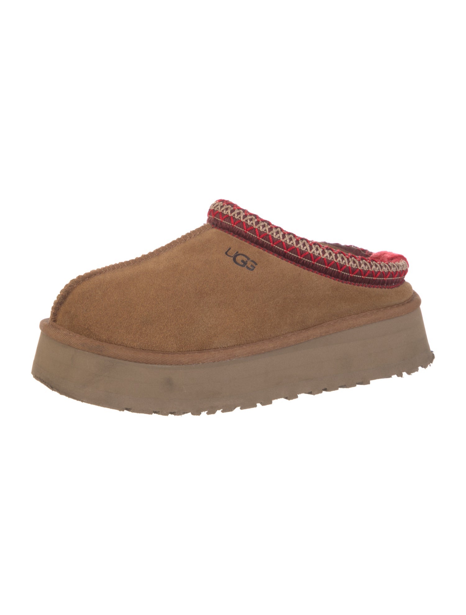 UGG Suede Whipstitch Trim Mules