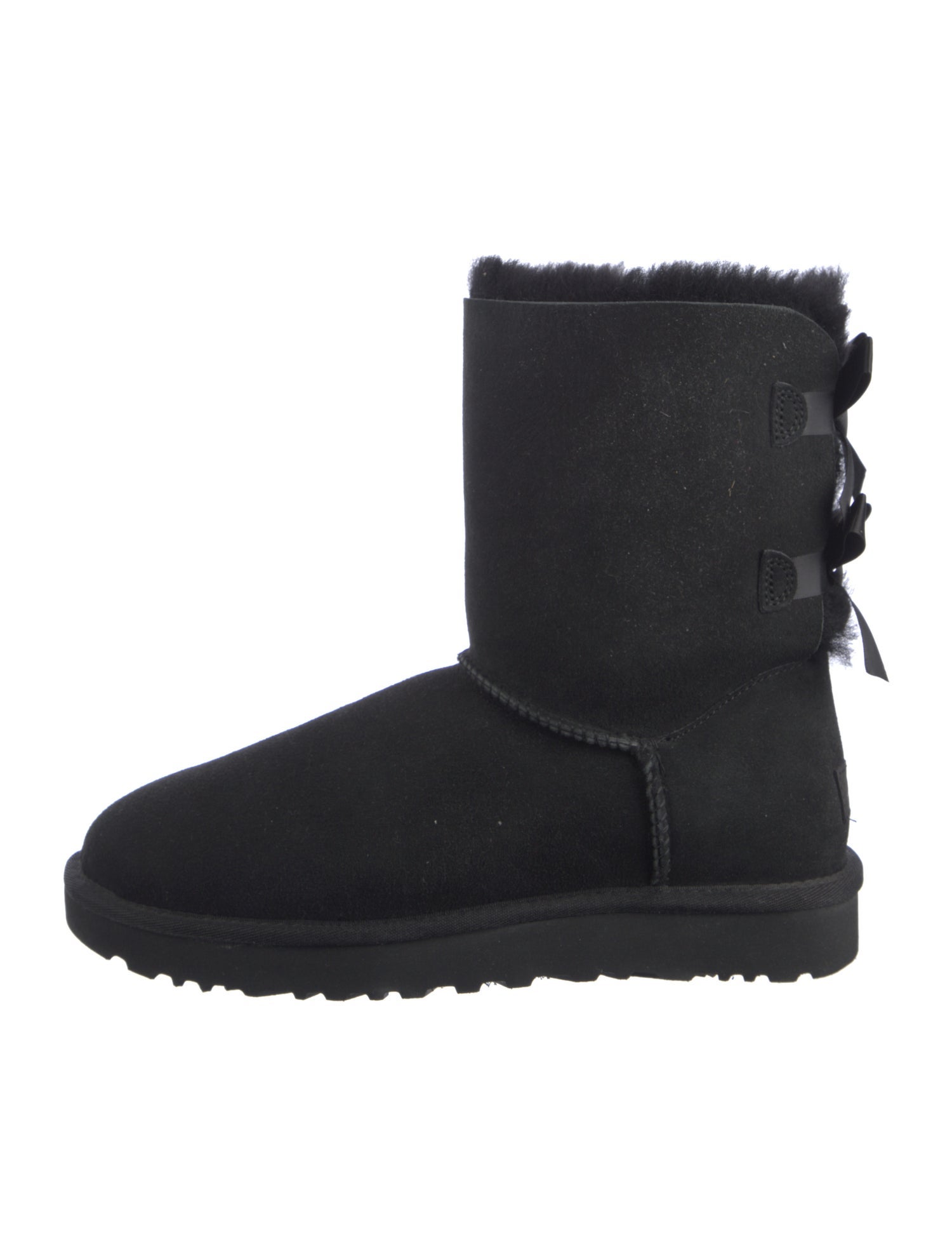UGG Suede Bow Accents Boots