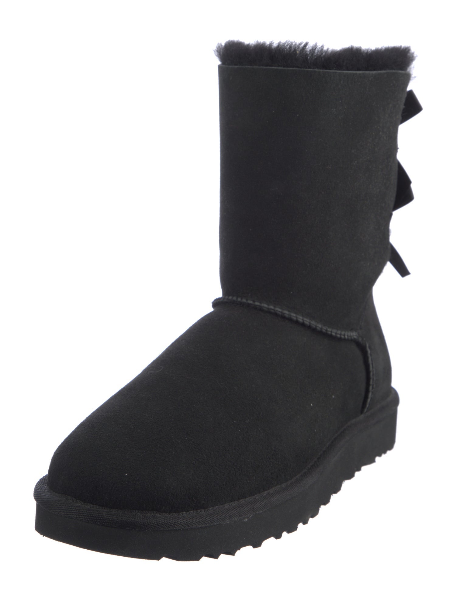 UGG Suede Bow Accents Boots