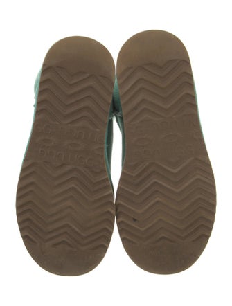 UGG Suede Fur Trim Boots