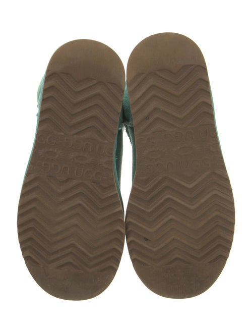 UGG Suede Fur Trim Boots