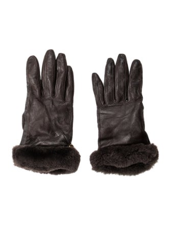 UGG leather gloves