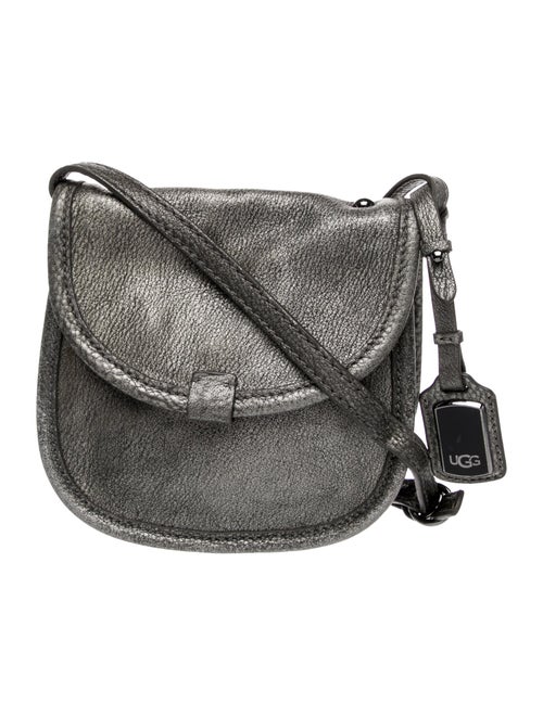 UGG Embossed Leather Crossbody Bag
