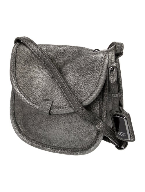 UGG Embossed Leather Crossbody Bag