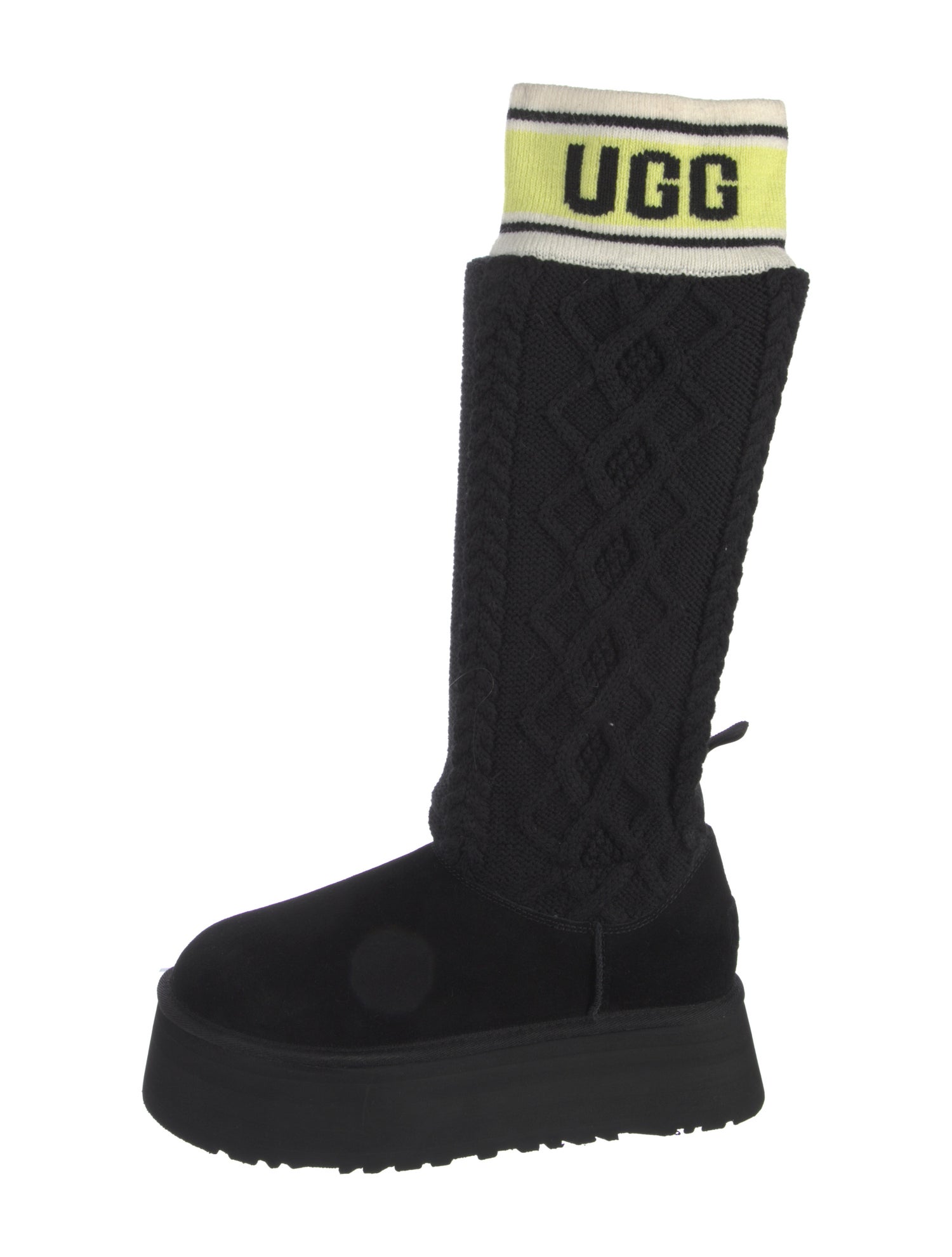 UGG Graphic Print Sock Boots