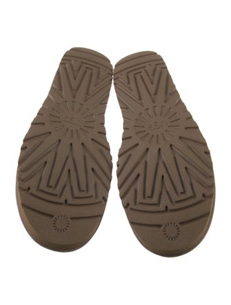 UGG Suede Fur Trim Boots