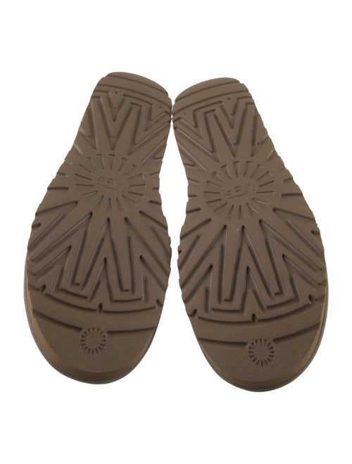 UGG Suede Fur Trim Boots