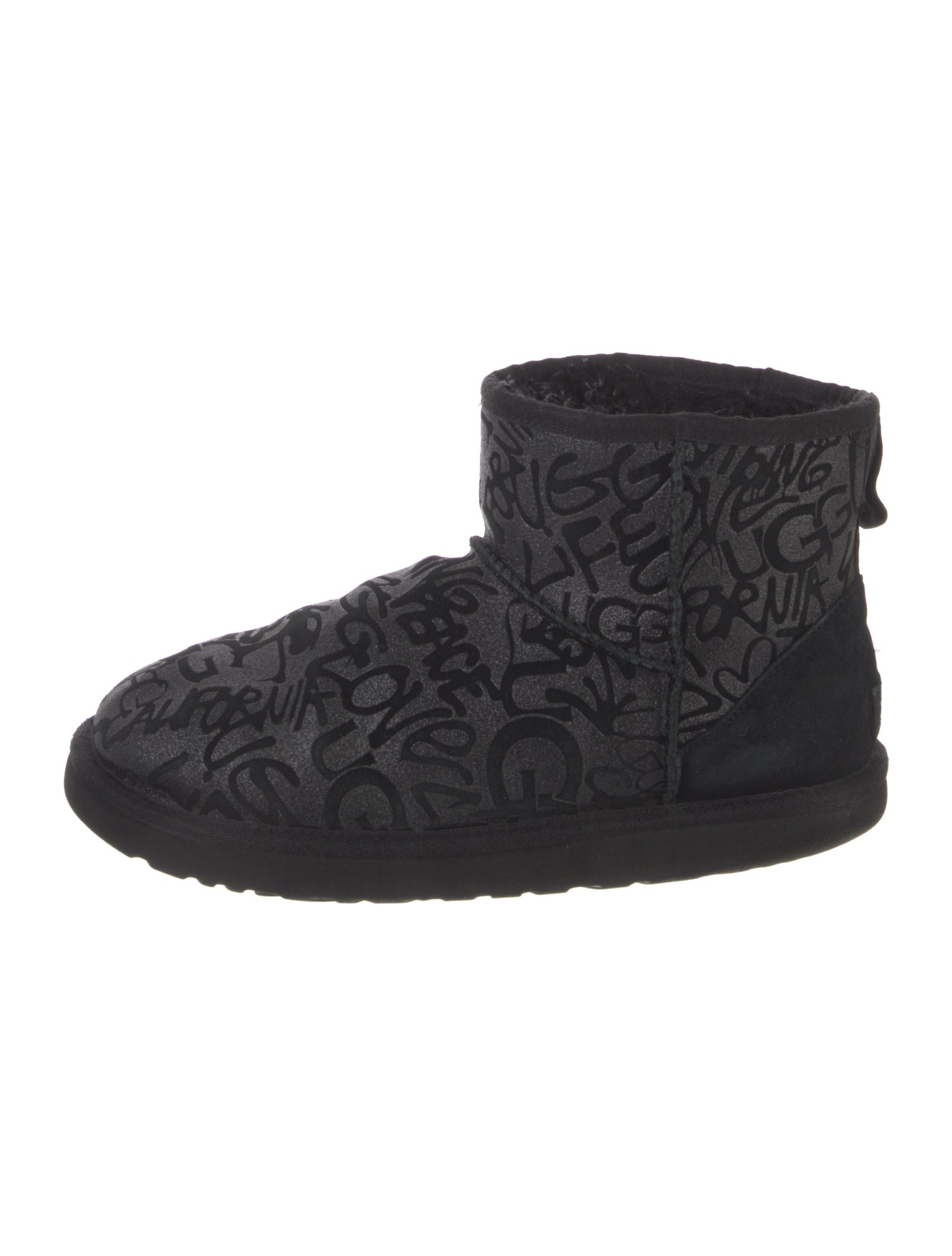 UGG Suede Printed Boots