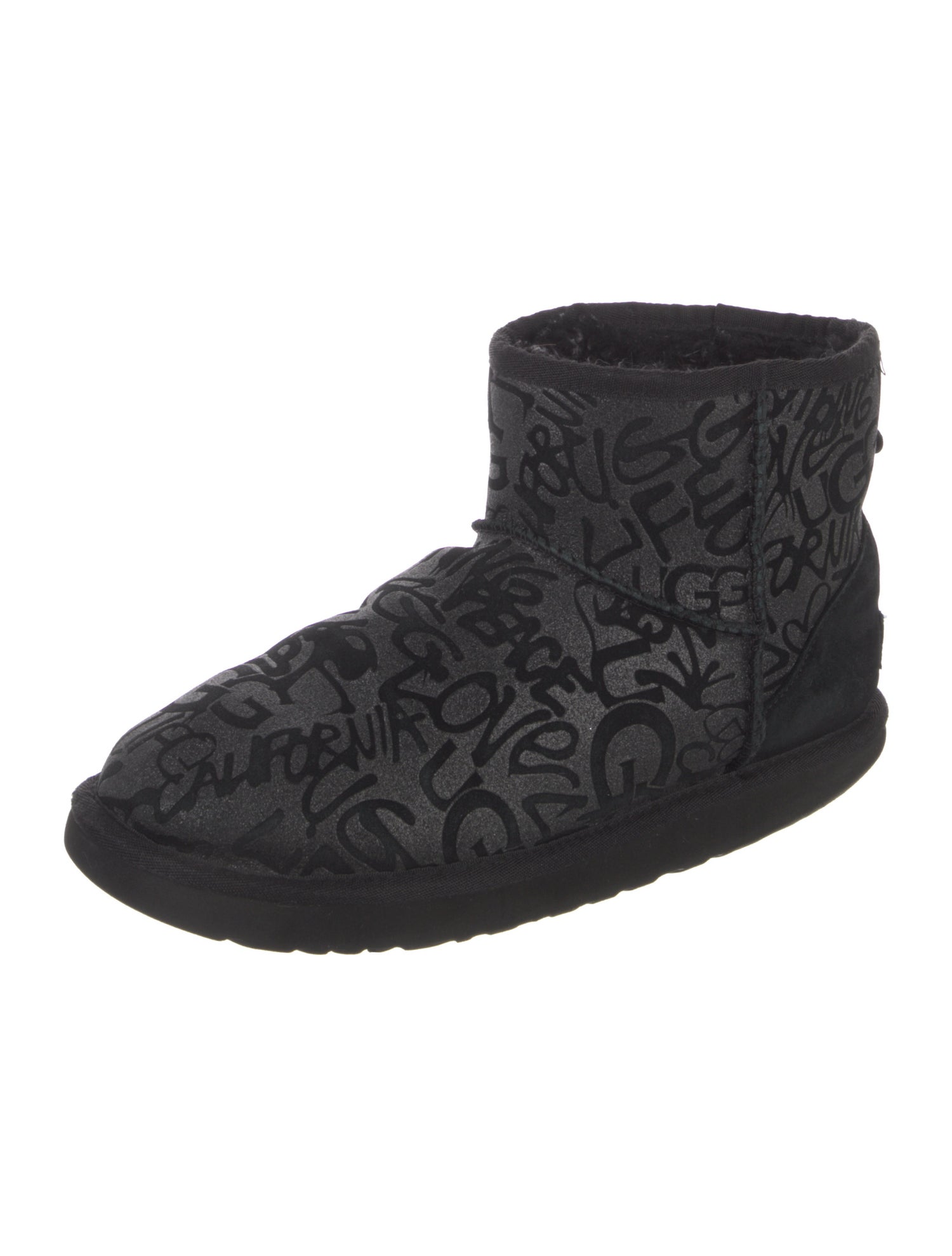 UGG Suede Printed Boots