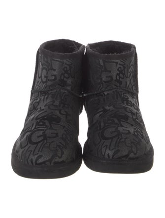 UGG Suede Printed Boots