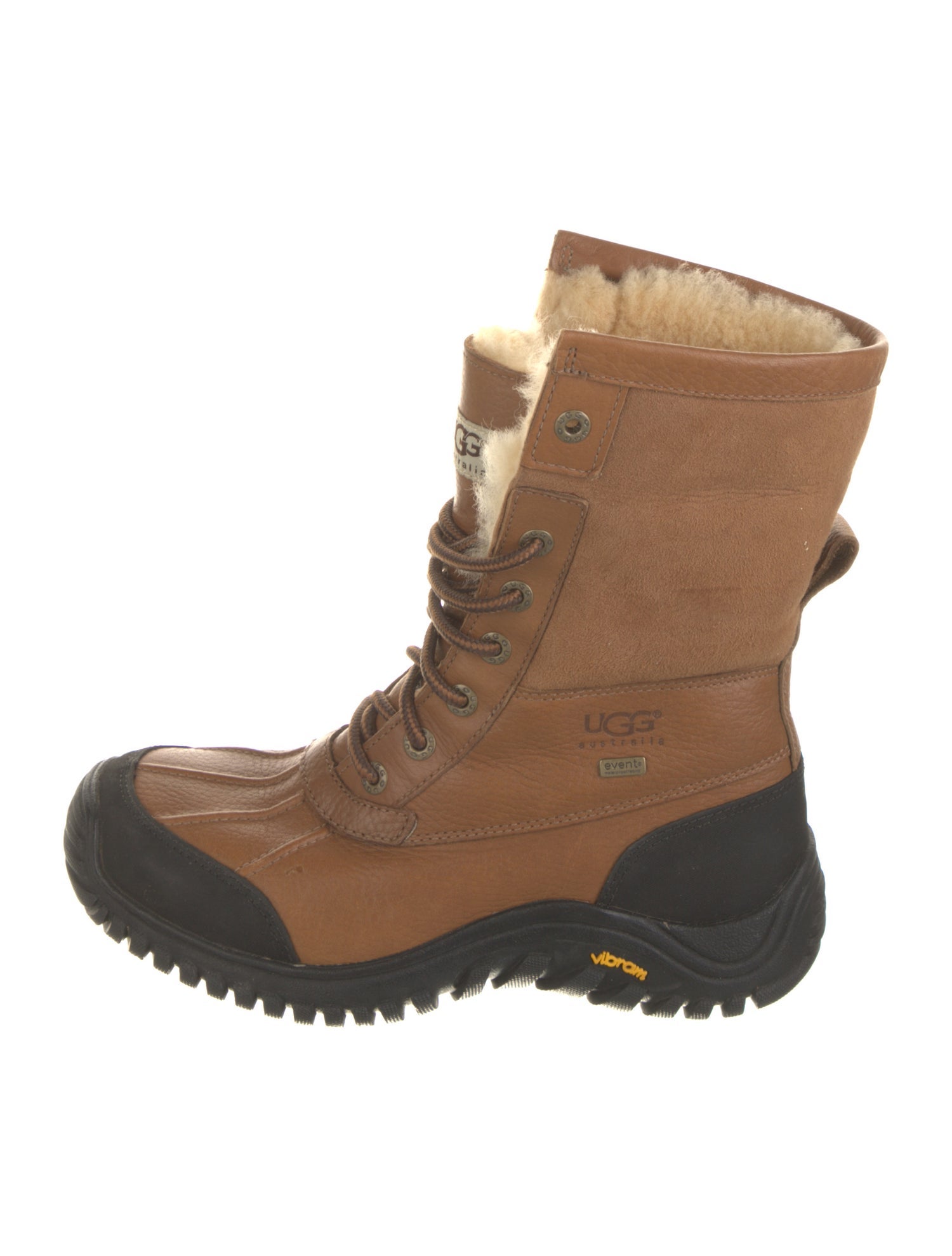 UGG Leather Lace-Up Boots