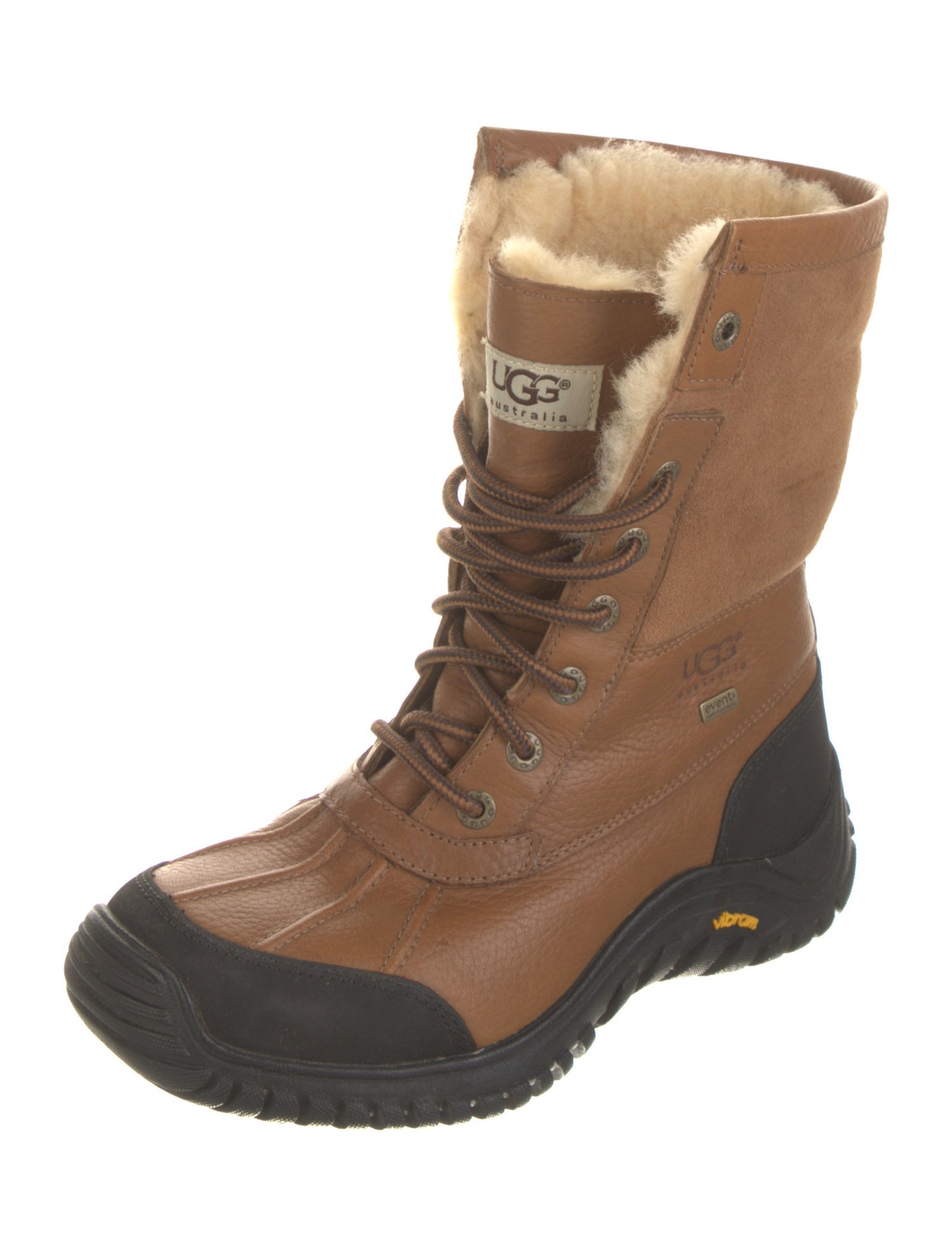 UGG Leather Lace-Up Boots