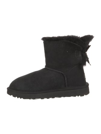 UGG Suede Bow Accents Boots