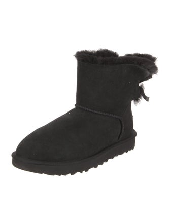 UGG Suede Bow Accents Boots