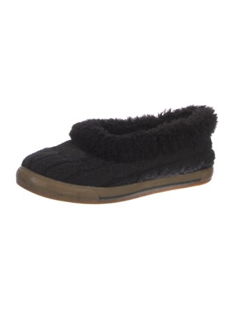 UGG Fur Trim Flats