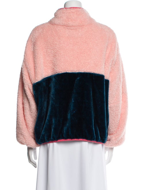 UGG Colorblock Pattern Faux Fur Jacket