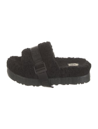 UGG Shearling Printed Slides