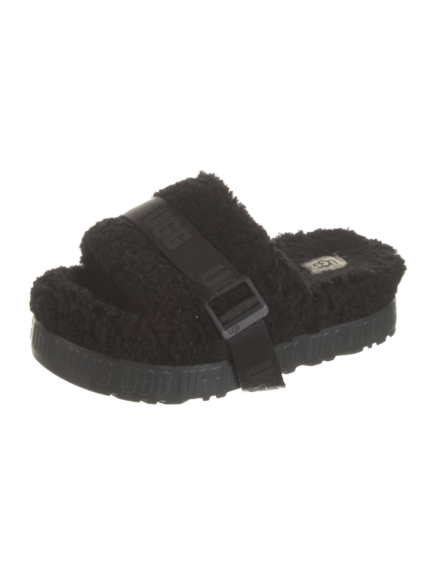 UGG Shearling Printed Slides