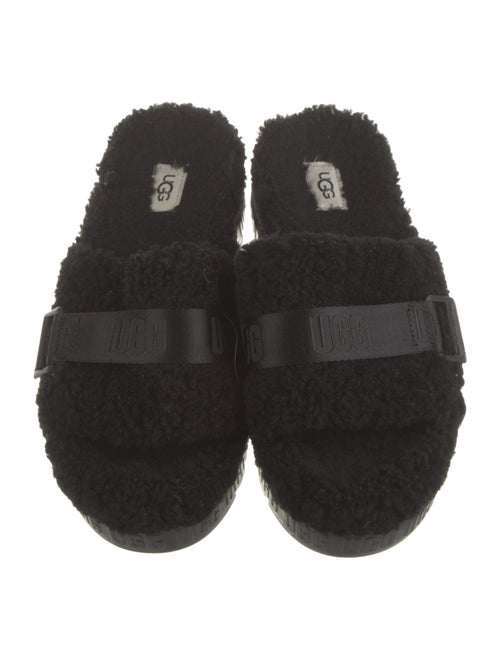 UGG Shearling Printed Slides