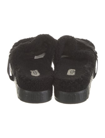 UGG Shearling Printed Slides