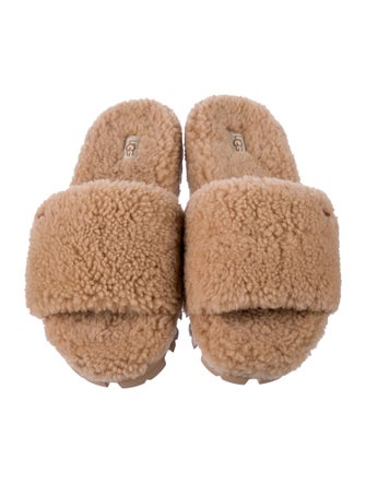 UGG Shearling Fur Trim Espadrilles