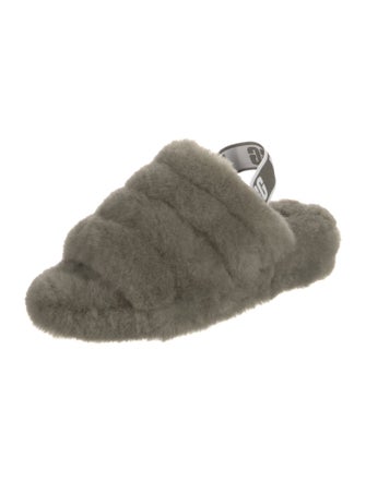 UGG Shearling Slingback Sandals