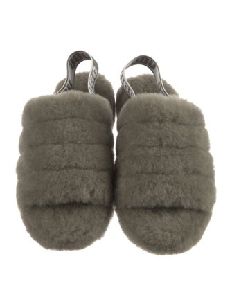 UGG Shearling Slingback Sandals