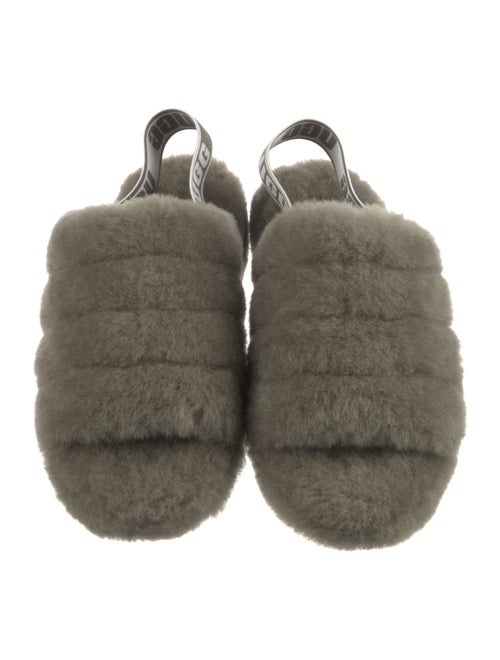 UGG Shearling Slingback Sandals