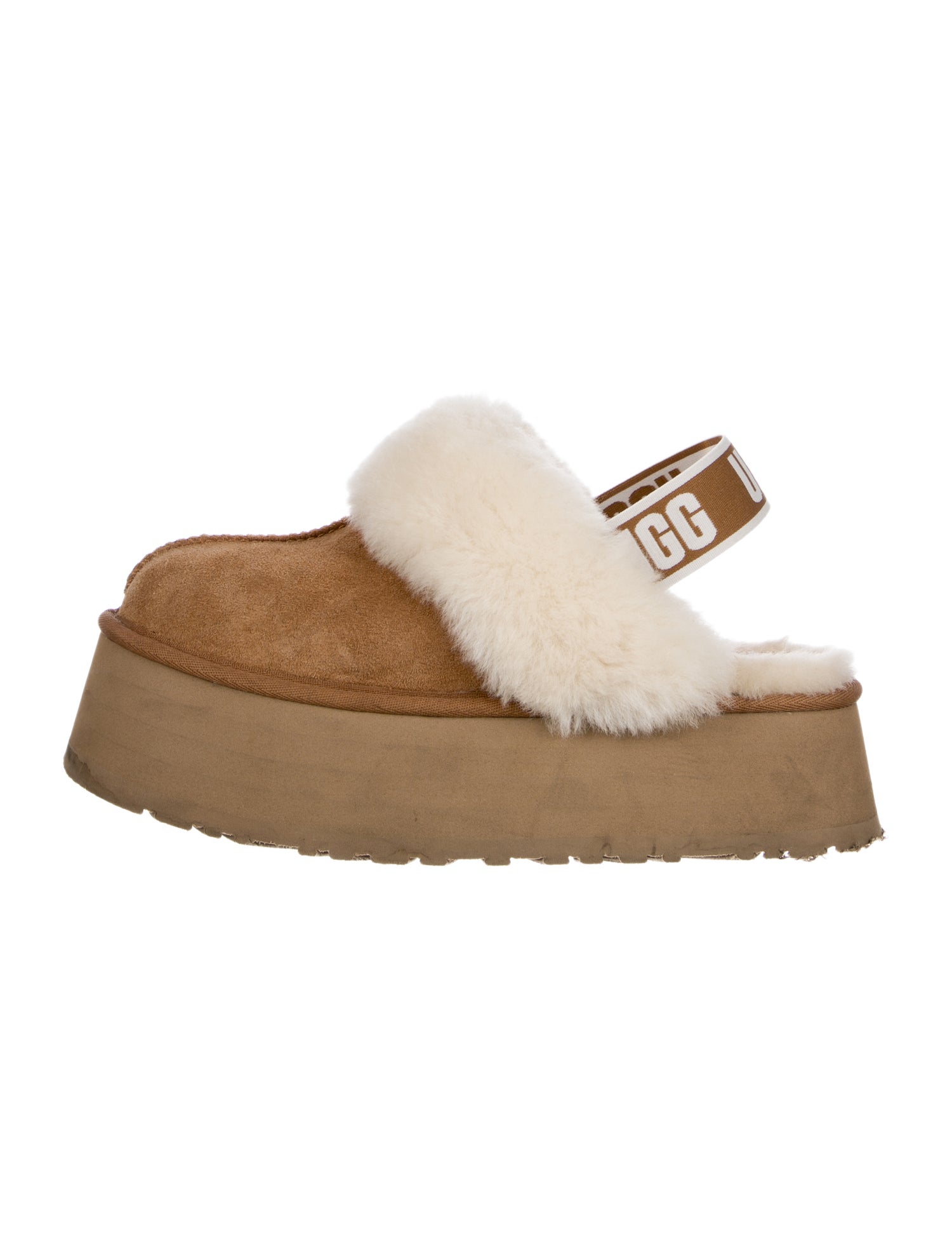 UGG Suede Printed Slingback Flats