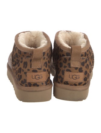 UGG Ponyhair Animal Print Snow Boots