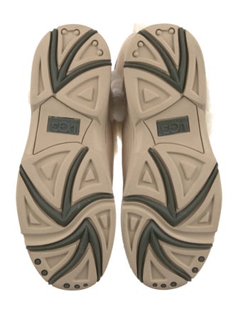 UGG Suede Fur Trim Boots