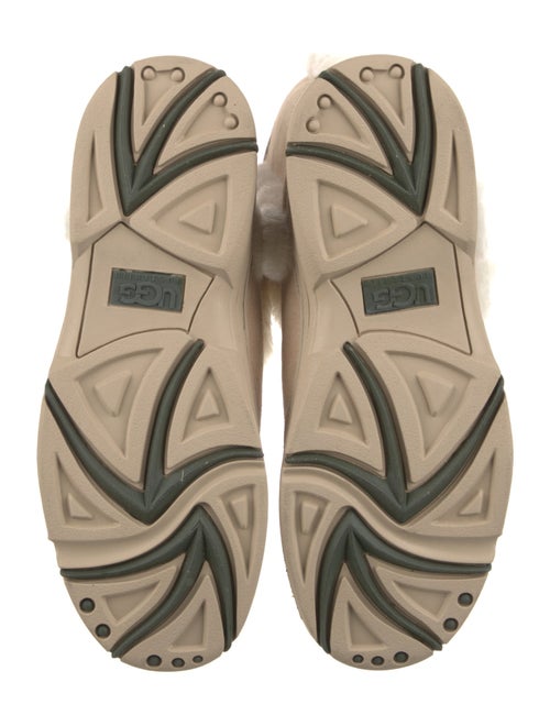 UGG Suede Fur Trim Boots