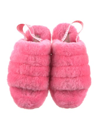 UGG Shearling Slingback Sandals