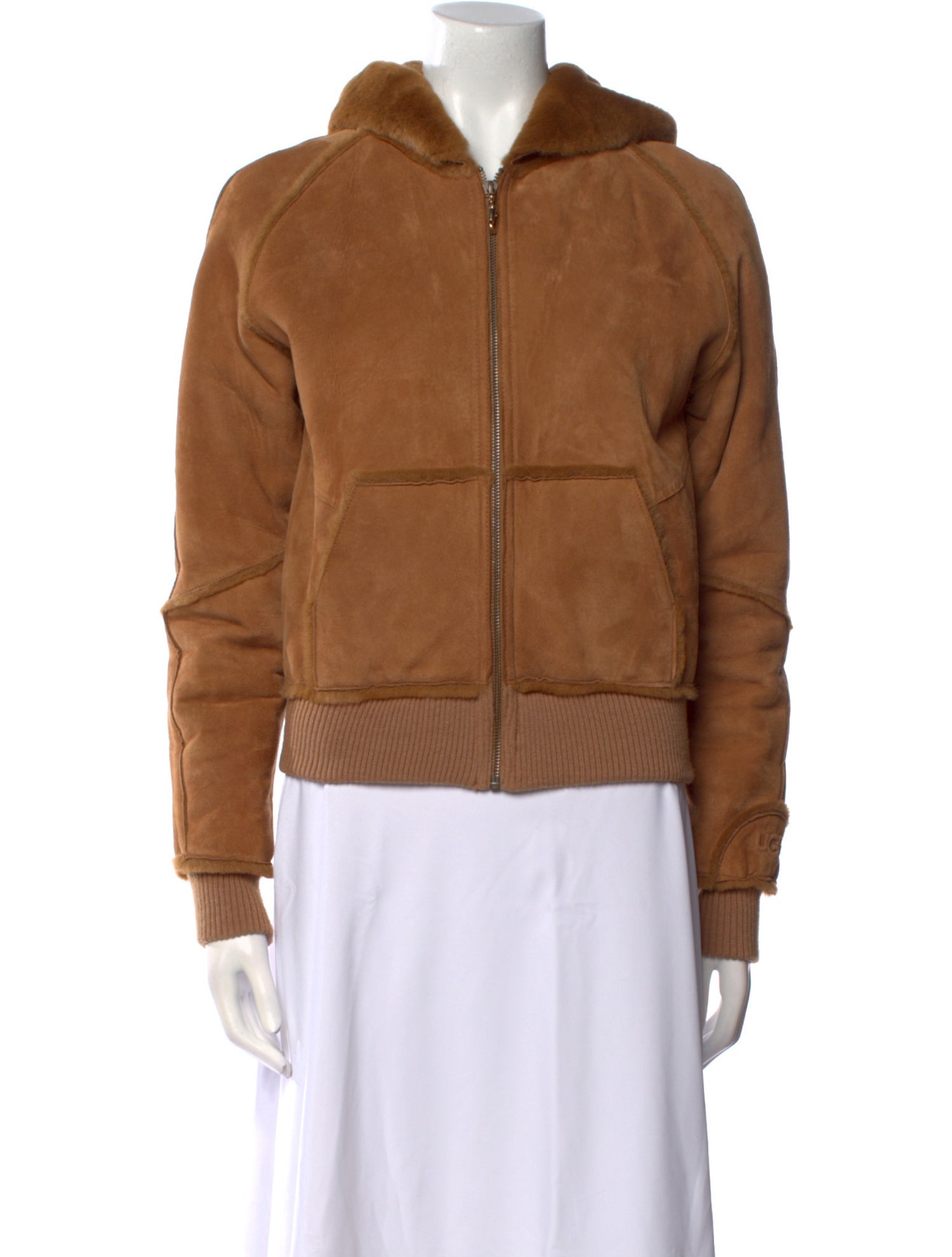 UGG Leather Crew Neck Sweater