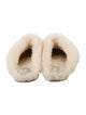 UGG Suede Fur Trim Mules