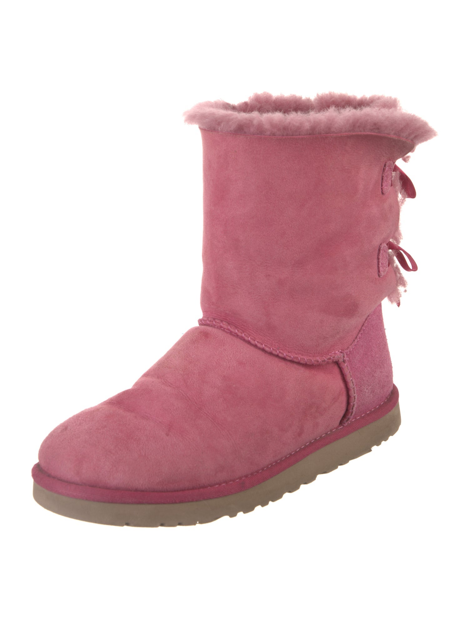 UGG Suede Bow Accents Boots